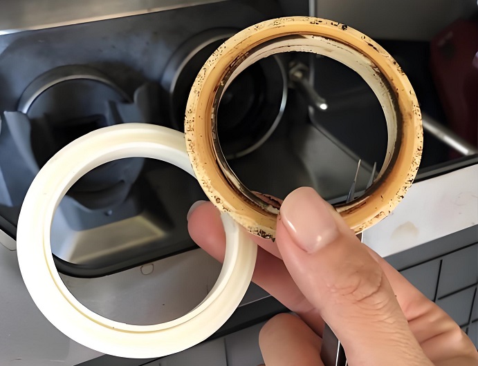 冲煮头漏水、压力上不去?别让密封圈脆化毁了你的咖啡机!宝星BX-455/C-WY高效替代摩力克DC 111