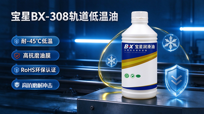 铁路轨道道岔低温油脂凝固转换卡顿、频繁补油怎么办？宝星BX-308低温油-45℃守护轨道运维安全